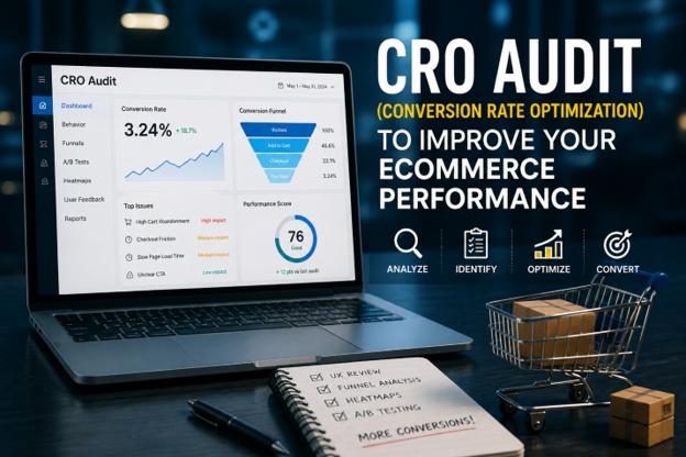 CRO AUDIT (CONVERSION RATE OPTIMIZATION) TO IMPROVE YOUR ECOMMERCE PERFORMANCE