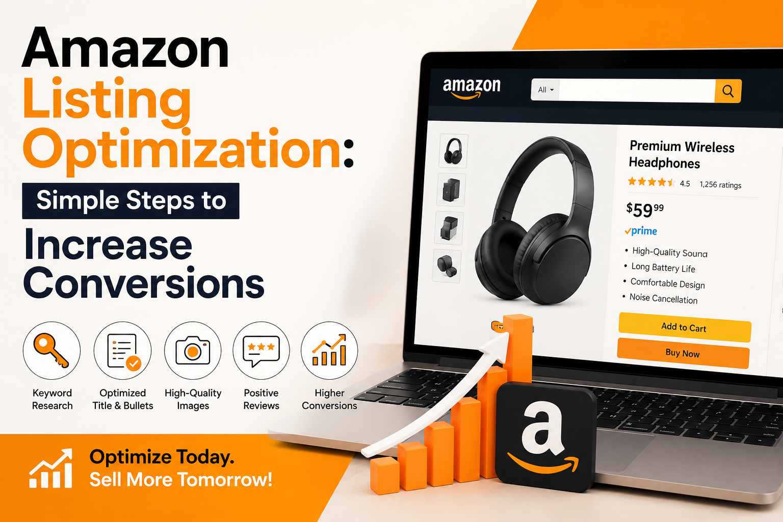 Amazon Listing Optimization:  Simple Steps to Increase Conversions